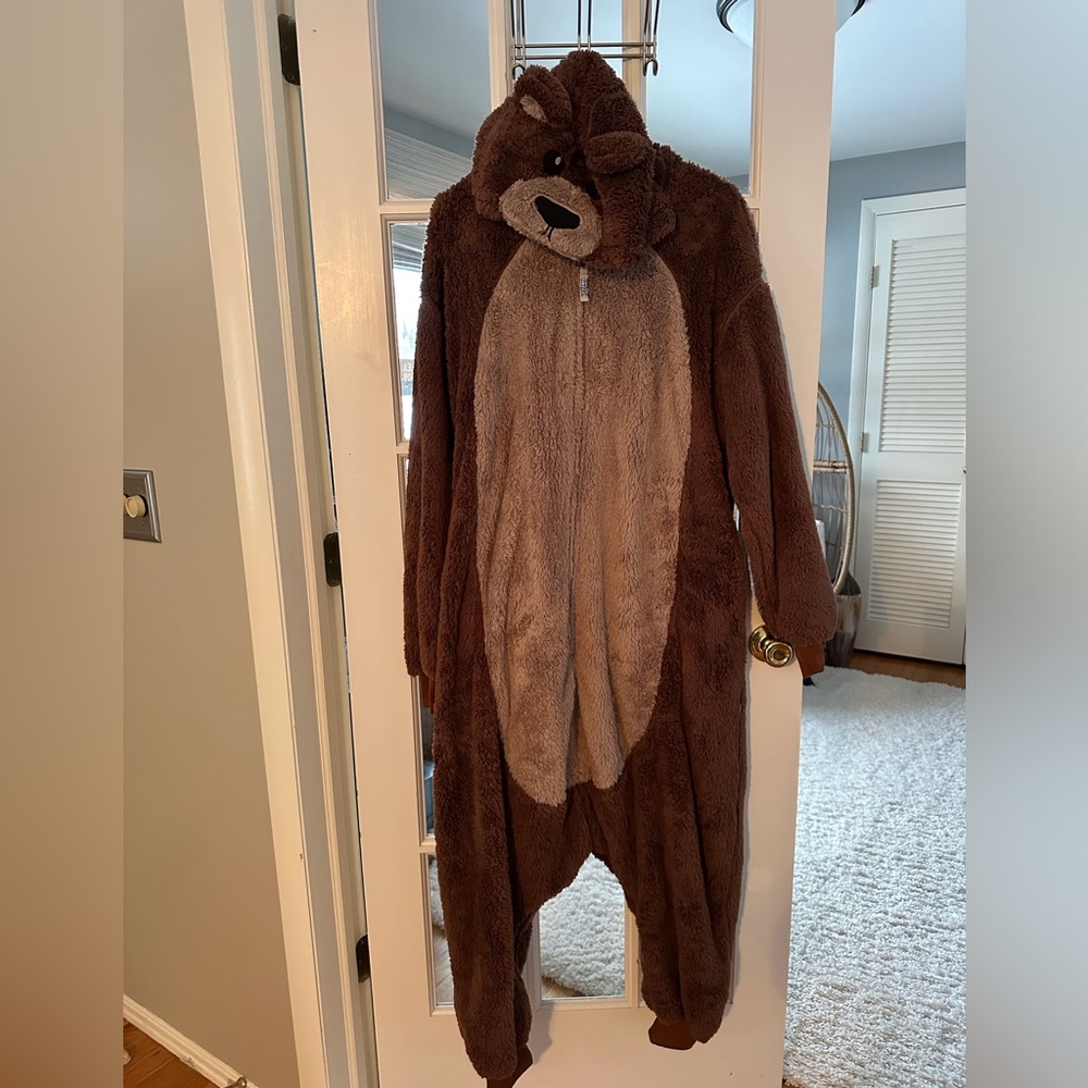 Brown Bear Onesie Costume